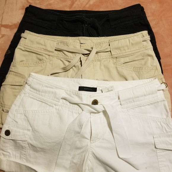 Express Pants - Express shorts- 3 pairs all size 4